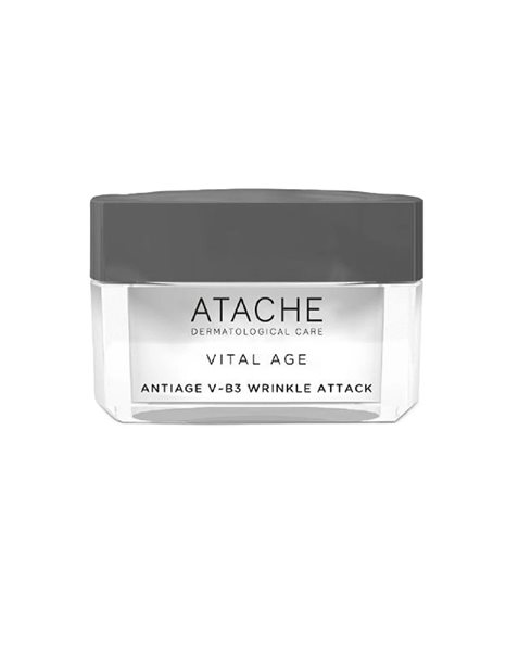 Φωτογραφία προϊόντος: Atache Vital Age Antiage V-B3 Wrinkle Attack, Κρέμα Ανζωογόνησης με Ρετινόλη και Νιασιναμίδη 50ml