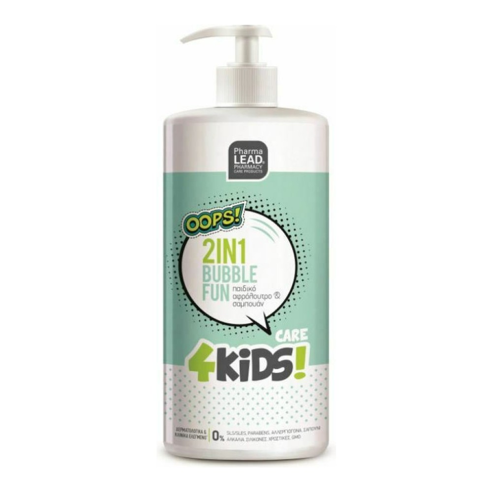 Φωτογραφία προϊόντος: Pharmalead Bubble Fun 4Kids Παιδικό Αφρόλουτρο & Σαμπουάν για Ευαίσθητη Περιοχή σε Gel μορφή 1000ml