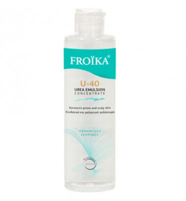 Φωτογραφία προϊόντος: Froika U-40 Urea Emulsion Concentrate-Ενυδατικό & Μαλακτικό Γαλάκτωμα με Ουρία για τις Υπερκερατώσεις & τις Σκληρύνσεις του Δέρματος, 150ml