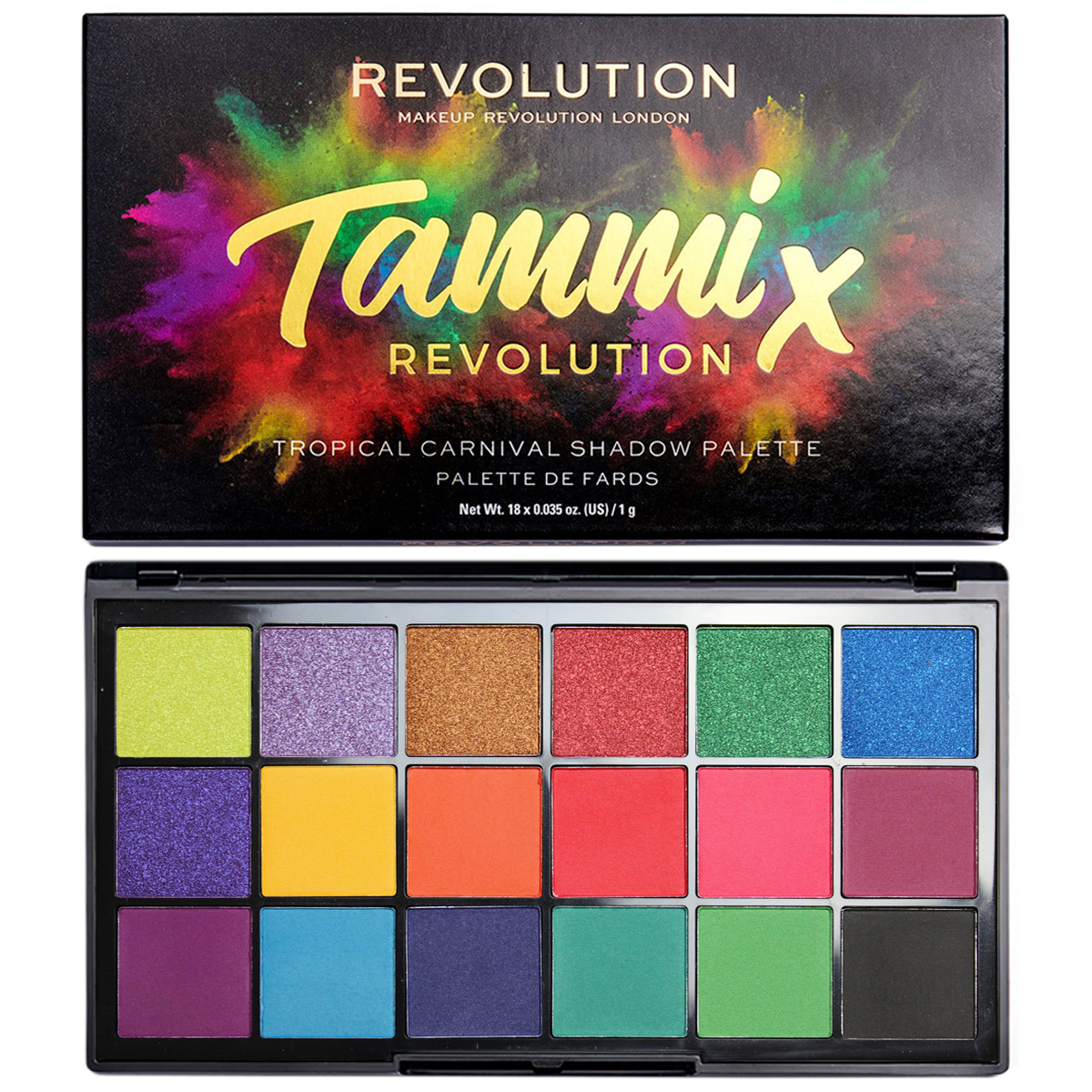 Φωτογραφία προϊόντος: Revolution Beauty X Tammi Tropical Carnival Palette 18gr