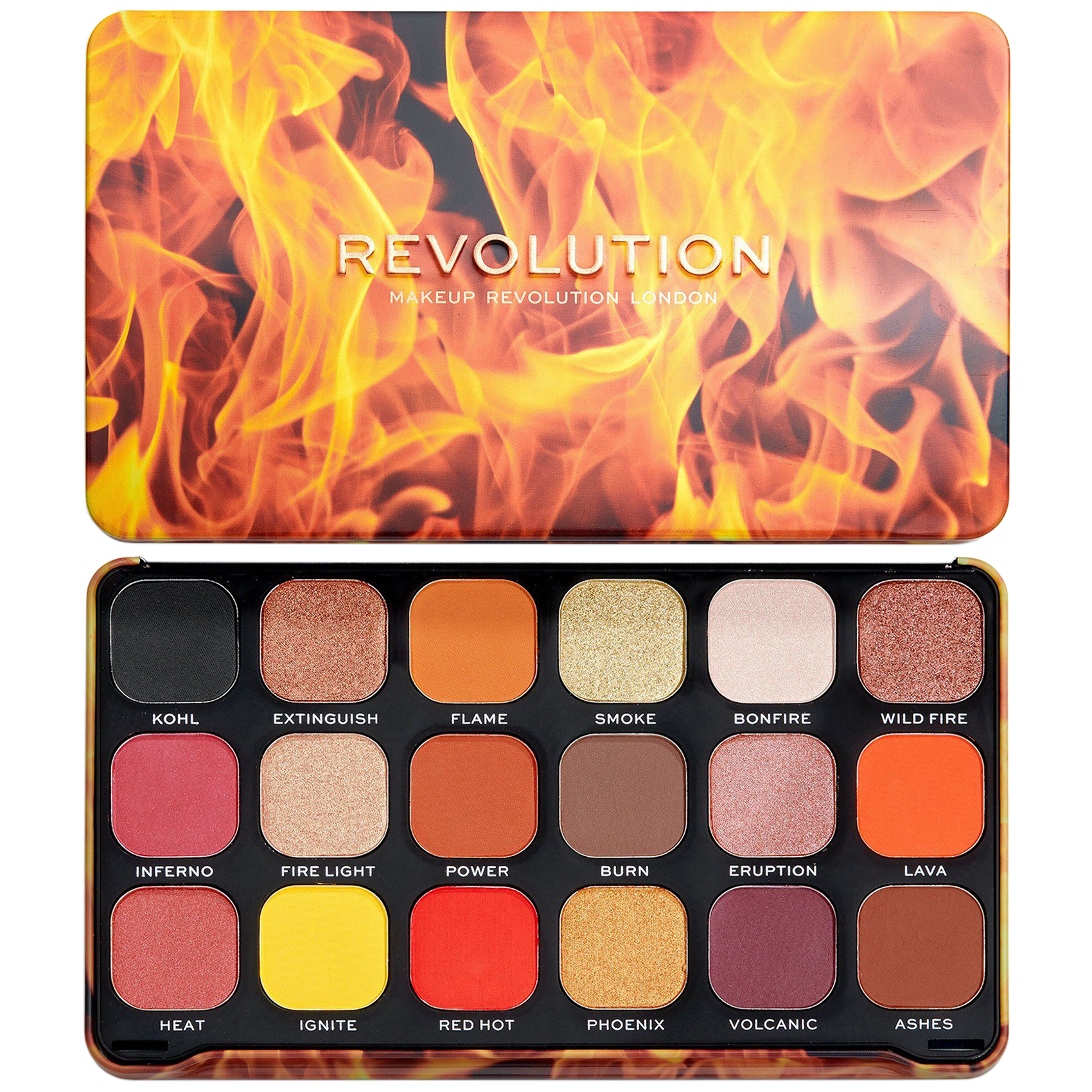 Φωτογραφία προϊόντος: Revolution Beauty Forever Flawless Παλέτα με σκιές ματιών - Fire 19,8gr