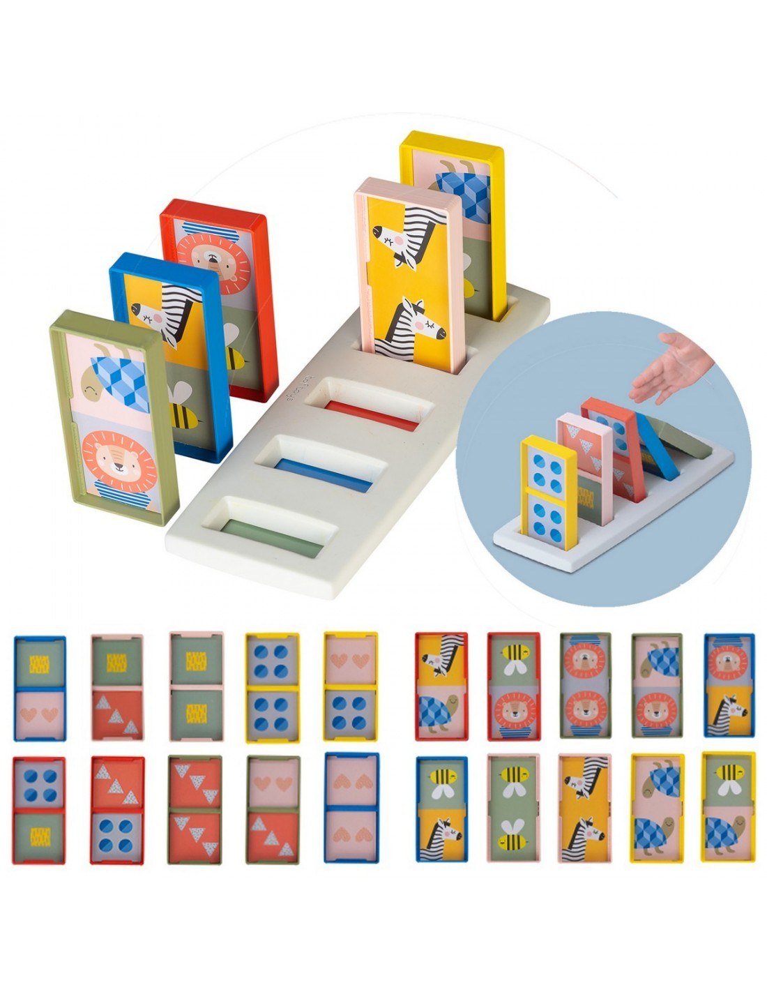 Φωτογραφία προϊόντος: Taf Toys 12865 Βρεφικό Παιχνίδι Δραστηριοτήτων My 1st Domino Rally από 18+ Μηνών 2141874 119147 605566128658 Βρεφικά Παιχνίδια Δραστηριοτήτων Taf Toys