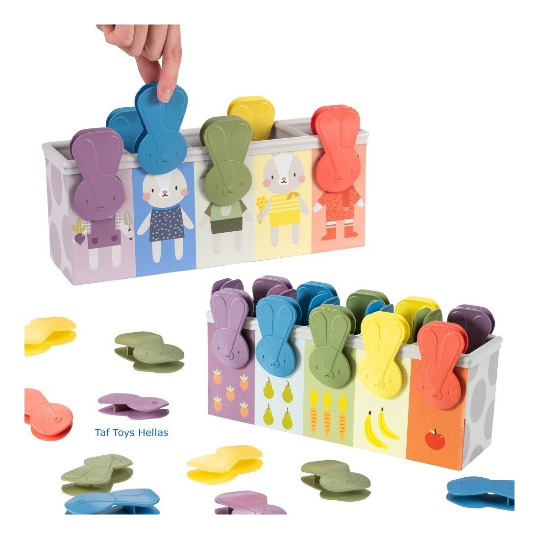 Φωτογραφία προϊόντος: Taf Toys 13215 Bunny School Match & Count Για 18+ Μηνών 2156335 134352 605566132150 Βρεφικά Παιχνίδια Δραστηριοτήτων Taf Toys