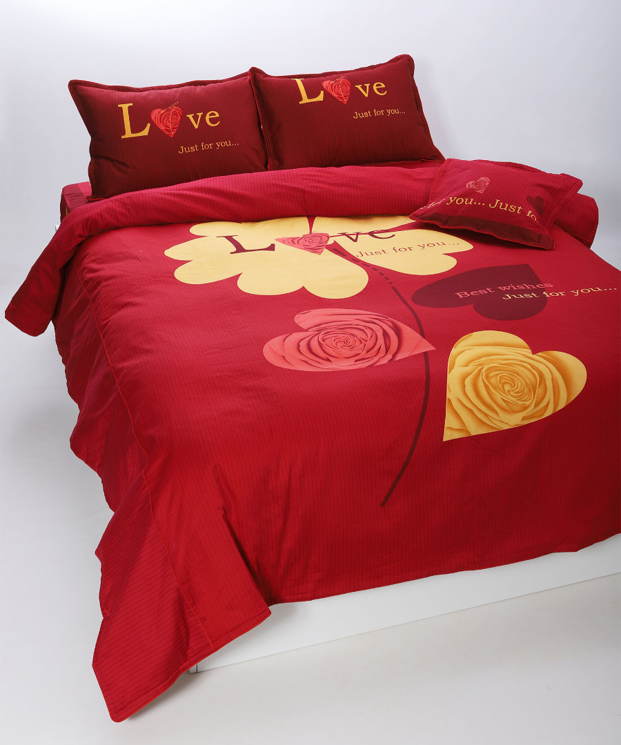 Φωτογραφία προϊόντος: SilkFashion παπλωματοθήκη 160cm x 240cm κατωσέντονο με λάστιχο 110cm x 210cm+19cm 1x50cm x 70cm 40cm x 40cm joy-16