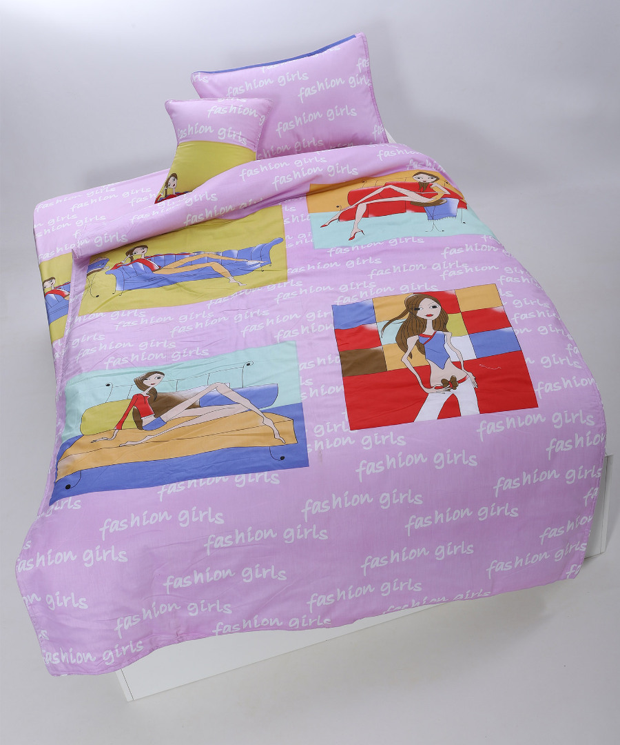 Φωτογραφία προϊόντος: SilkFashion παπλωματοθήκη 160cm x 240cm κατωσέντονο με λάστιχο 110cm x 210cm+19cm 1x50cm x 70cm 40cm x 40cm joy-27