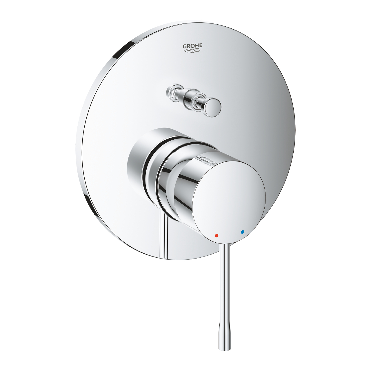 Φωτογραφία προϊόντος: Grohe Essence 24167001 Μπαταριά εντοιχισμού 2 εξόδων ασημί χρωμέ εξωτερικό μέρος
