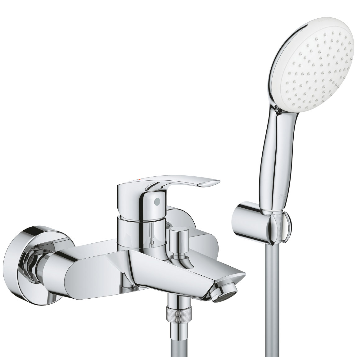 Φωτογραφία προϊόντος: Eurosmart 25276003 Grohe Μπαταρια λουτρου Πληρης Χρωμε με ντους Tempesta 110, 1 spray, 9.5 l/min