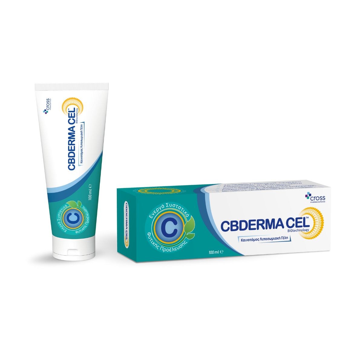 Φωτογραφία προϊόντος: Cross Pharmaceuticals CBDerma Cel Λιποσωμικό Gel για τη Φυσική Αναγέννηση της Επιδερμίδας 100ml