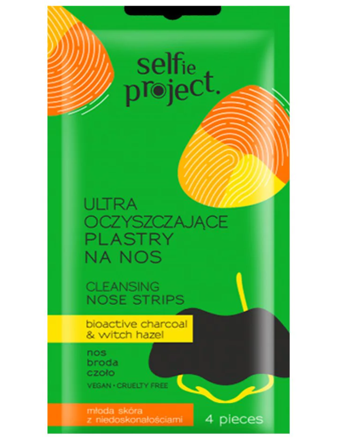 Φωτογραφία προϊόντος: Selfie Project Cleansing Nose Strips Επιθέματα Μύτης, 4τμχ