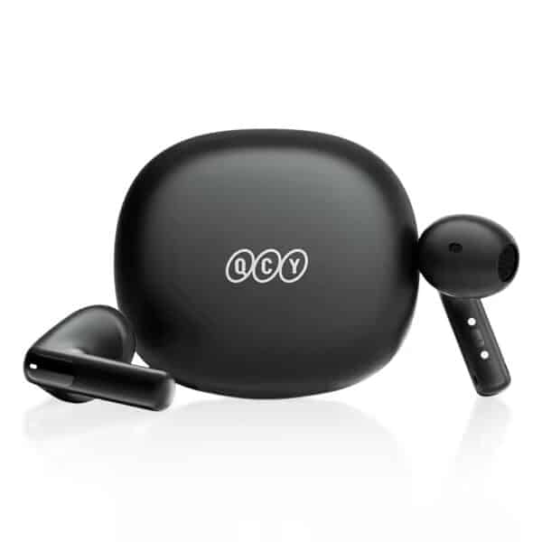 Φωτογραφία προϊόντος: QCY AilyBuds E10 Black Hires Audio LDAC Semi-Ear TWS 4mics ENC 13mm dynamic driver IPX4 35h