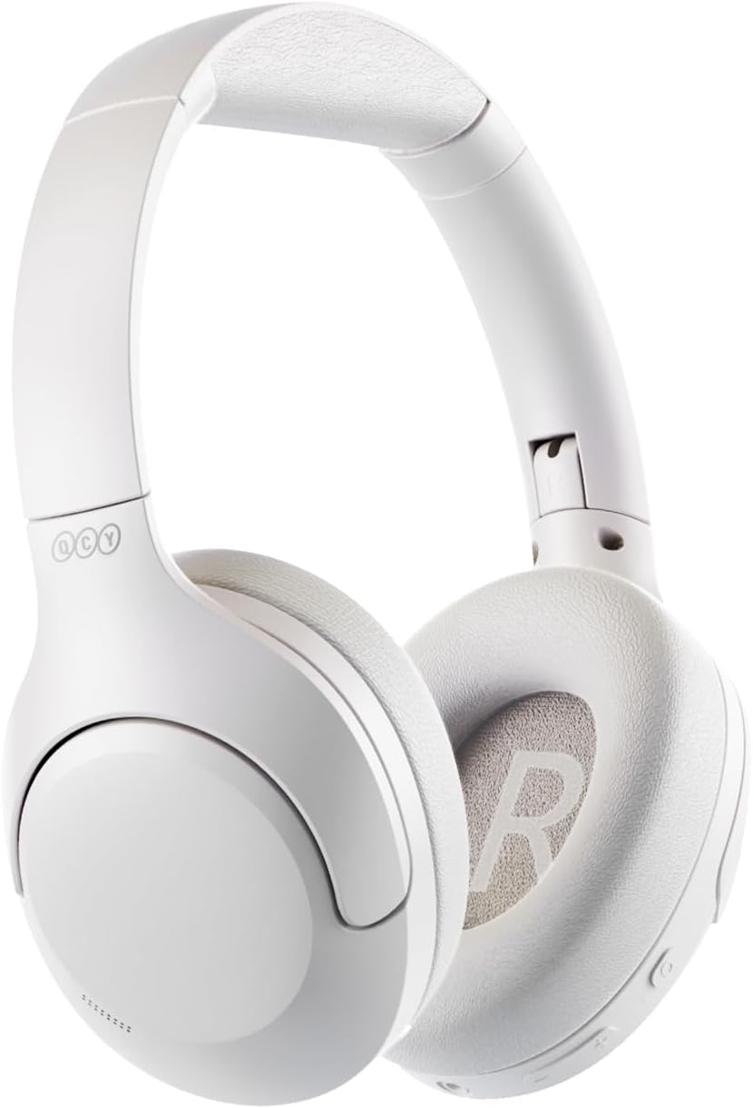 Φωτογραφία προϊόντος: QCY H3 Lite Headset White - ANC Noise Canceling 40mm drivers 68ms latency - 60h battery