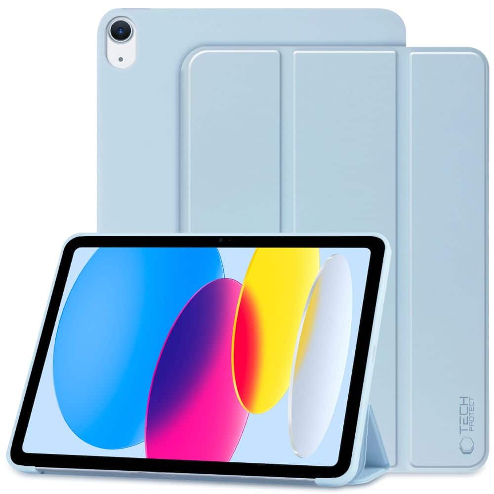 Φωτογραφία προϊόντος: Tech-Protect Smartcase Flip Cover Δερματίνης / Πλαστικό Sky Blue (iPad 10.9'' 2022)