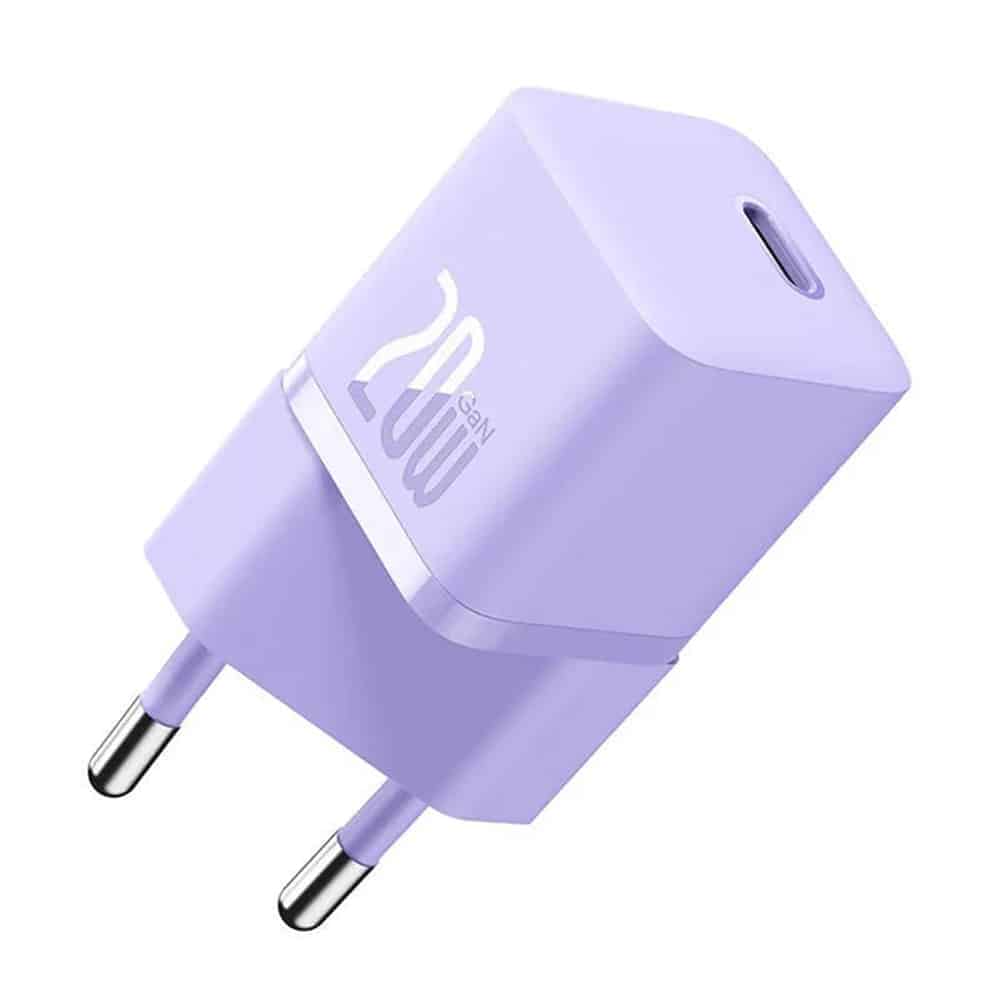 Φωτογραφία προϊόντος: Baseus GaN5 Fast Charger 1C 20W EU Purple