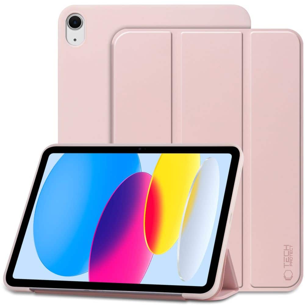 Φωτογραφία προϊόντος: Tech-Protect Smartcase Flip Cover Δερματίνης / Πλαστικό Pink (iPad 10.9'' 2022)