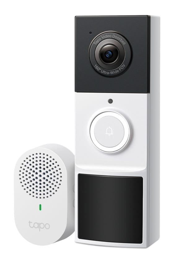 Φωτογραφία προϊόντος: TP-Link Tapo Video DoorBell Camera 2K 160° Ultra-Wide IP65 (Tapo D210)