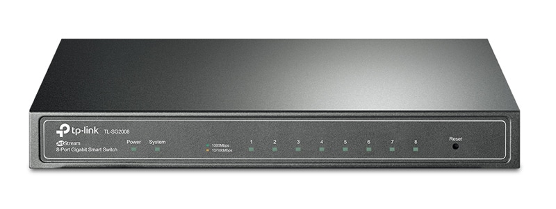 Φωτογραφία προϊόντος: TP-LINK TL-SG2008 JetStream Smart Switch 8 θυρών Gigabit v4.0