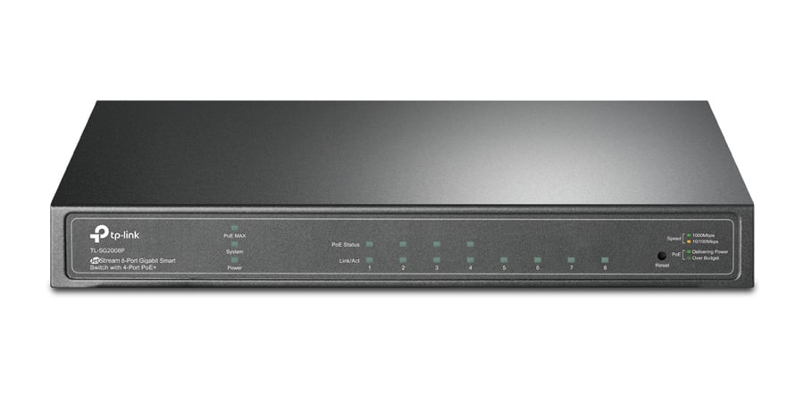 Φωτογραφία προϊόντος: TP-Link TL-SG2008P Switch 8 θυρών Gigabit με 4 PoE+