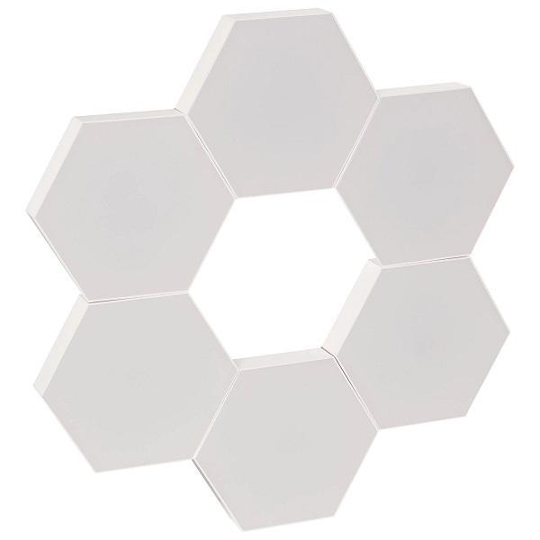Φωτογραφία προϊόντος: Hex Light 6 Pack 6 τμχ με Τηλεχειριστήριο Πολύχρωμο