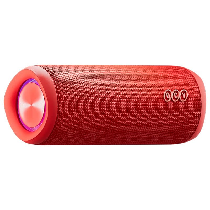 Φωτογραφία προϊόντος: QCY SP7 Red - Portable Bluetooth Speaker w Stereo Sound 40W, Mic for Calls, RGB Light Show
