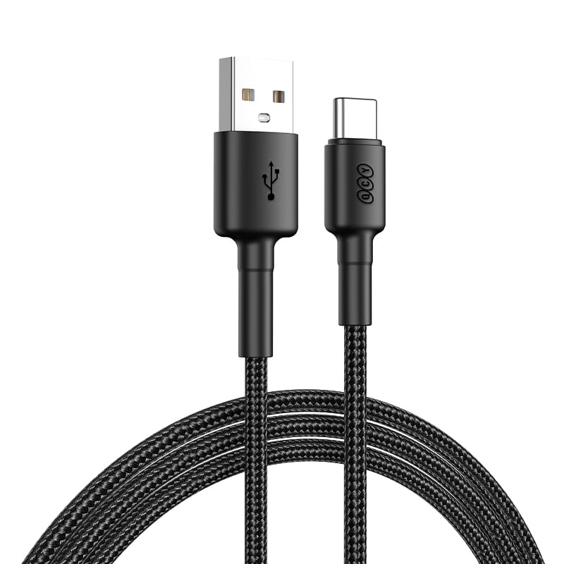 Φωτογραφία προϊόντος: QCY USB-A to Type-C Braided Wire Cable Fast Charging & Data, 60W TPE+ 1,2m (QCY-DC05)