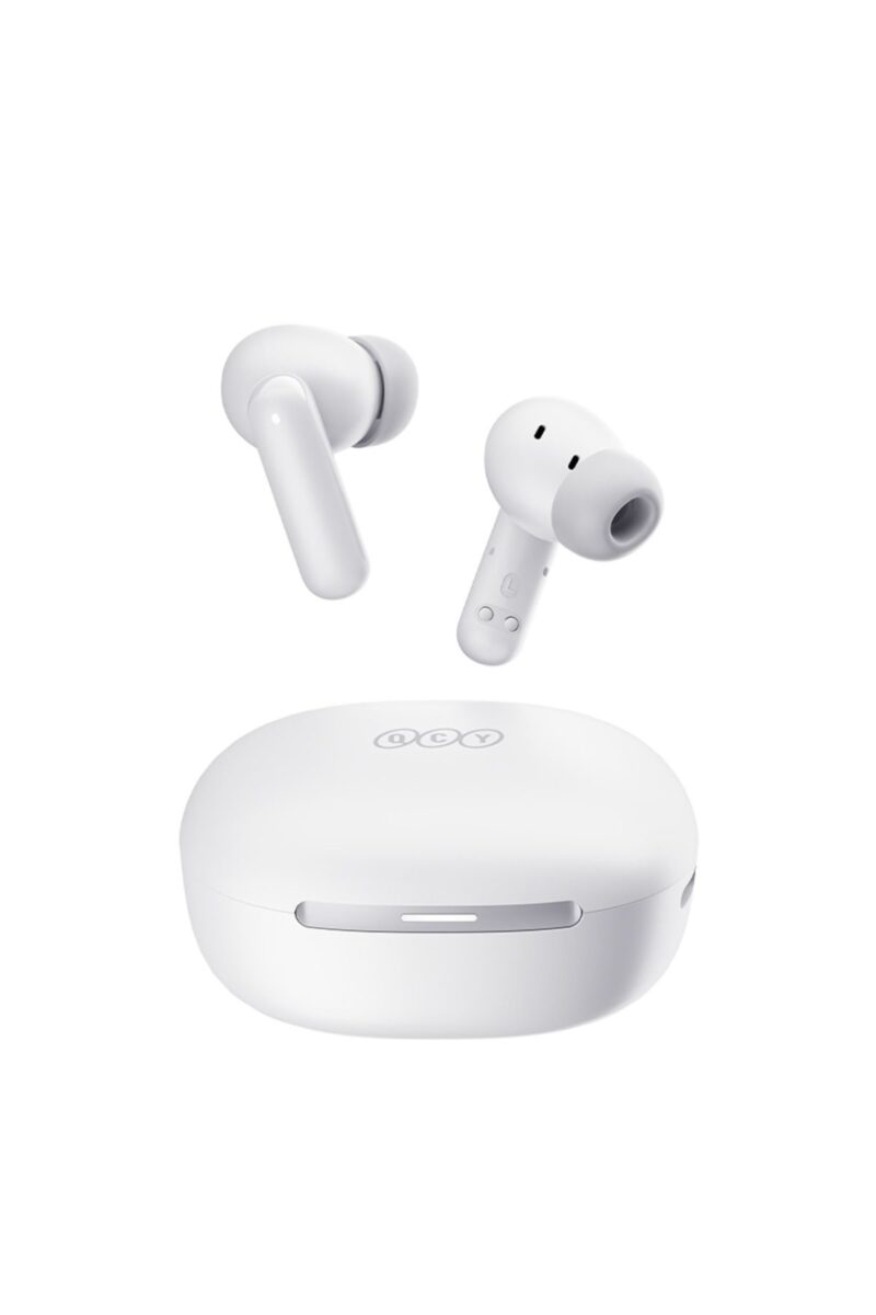 Φωτογραφία προϊόντος: QCY Melobuds N30 (HT16) ANC White - SBC/AAC IPX4 TWS Earbuds w. Natural Transparency Mode & A.I. ENC
