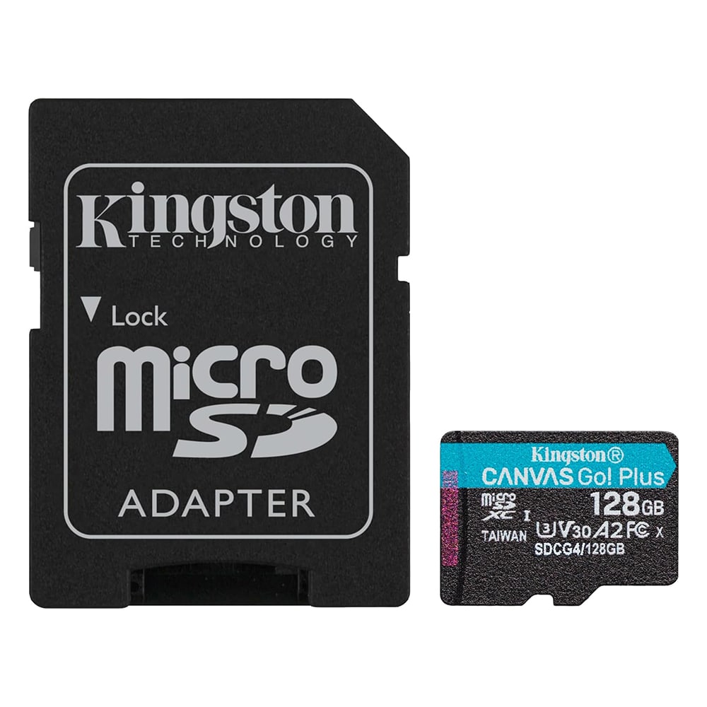 Φωτογραφία προϊόντος: KINGSTON SDCG4/128GB Canvas Go PLUS Class 10 (UHS-I, U3, V30, A2)