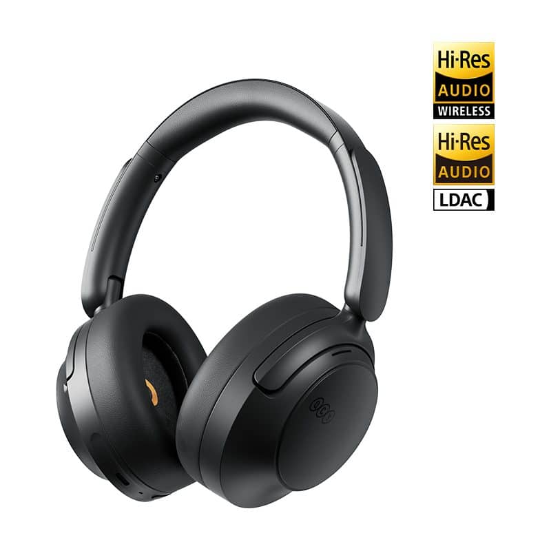 Φωτογραφία προϊόντος: QCY H3S Headphones Black - Type-C & Bluetooth 6.0 ANC iOS/Android Call Noise Cancelling Heasdet 102h