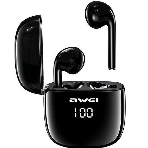 Φωτογραφία προϊόντος: Awei T28P In-ear Bluetooth Handsfree με Θήκη Φόρτισης, Μαύρα