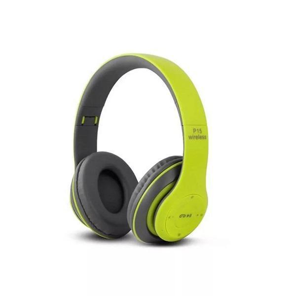Φωτογραφία προϊόντος: P15 Ασύρματα Bluetooth Over Ear Ακουστικά Πράσινα