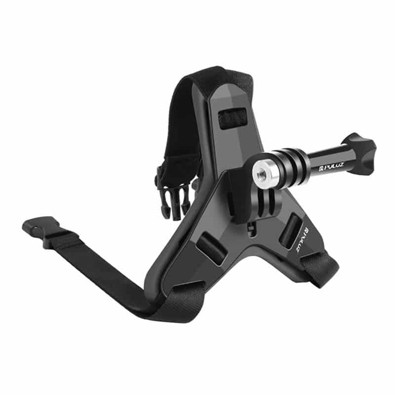 Φωτογραφία προϊόντος: Motorcycle Helmet Chin Strap Mount PULUZ for action cameras (including X5 / X4, Osmo Action 5 Pro)