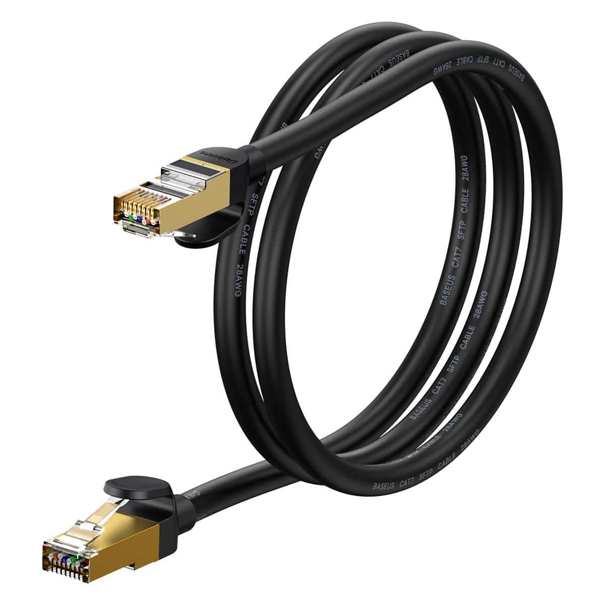 Φωτογραφία προϊόντος: Baseus Καλώδιο Δικτύου Ethernet RJ45, 10Gbps, 1m (Μαύρο)