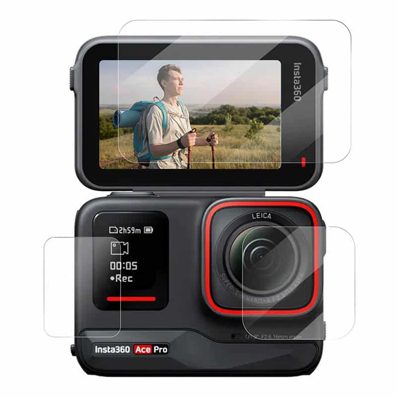 Φωτογραφία προϊόντος: Tempered glass film TELESIN for Insta360 Ace Pro / Ace