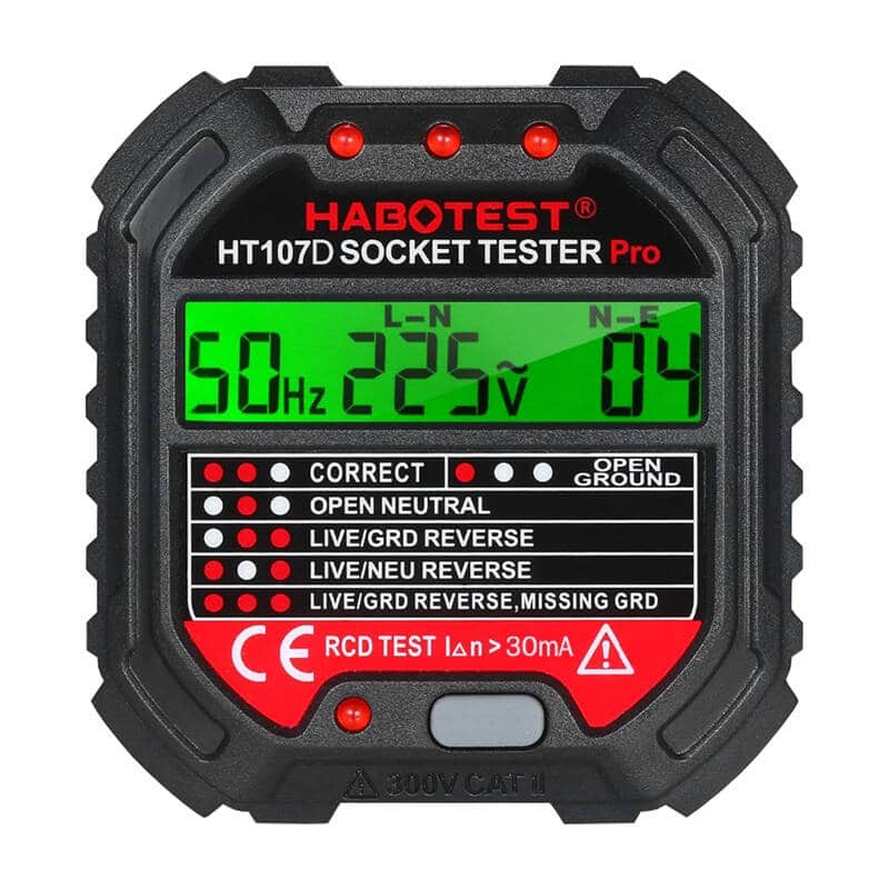 Φωτογραφία προϊόντος: Habotest Tester Καλωδίων με ψηφιακή οθόνη HT107D (Μαύρο)
