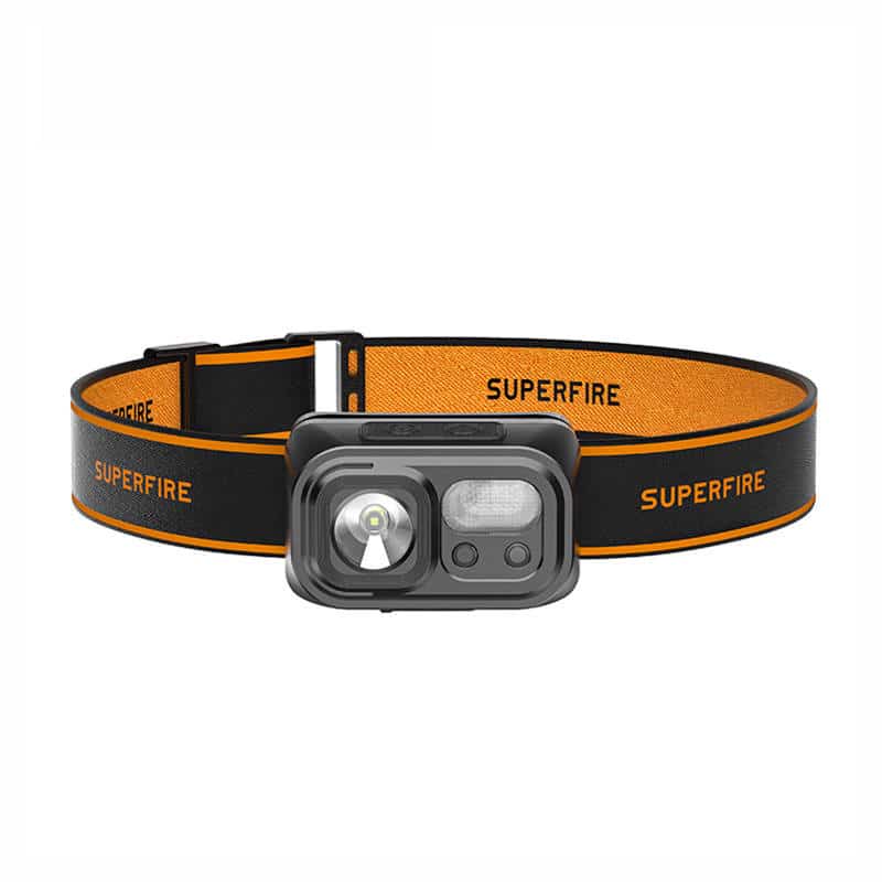 Φωτογραφία προϊόντος: Φακός κεφαλής Superfire HL23 – 220 lm, USB-C, powerbank