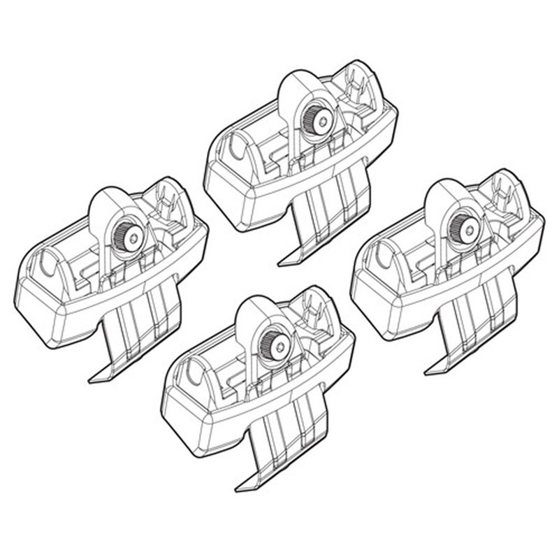 Φωτογραφία προϊόντος: AUDI A3 3/5D 09/12+ KIT ΑΚΡΑ (ΠΟΔΙΑ) ΓΙΑ ΜΠΑΡΕΣ NORDRIVE