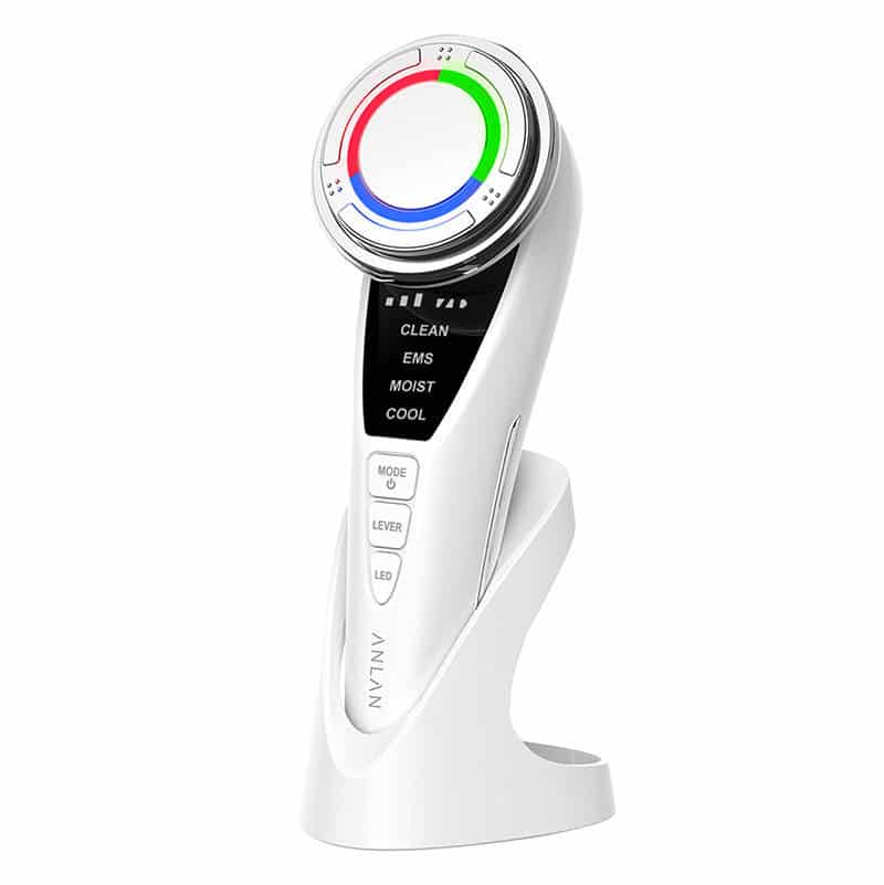 Φωτογραφία προϊόντος: Ultrasonic facial massager with light therapy ANLAN 01-ADRY15-001