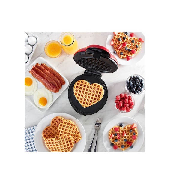 Φωτογραφία προϊόντος: Mini Βαφλιέρα σε Σχήμα Καρδιάς 350W