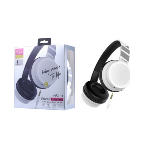 Φωτογραφία προϊόντος: Ellietech HS101 Ενσύρματα Over Ear Ακουστικά Λευκά