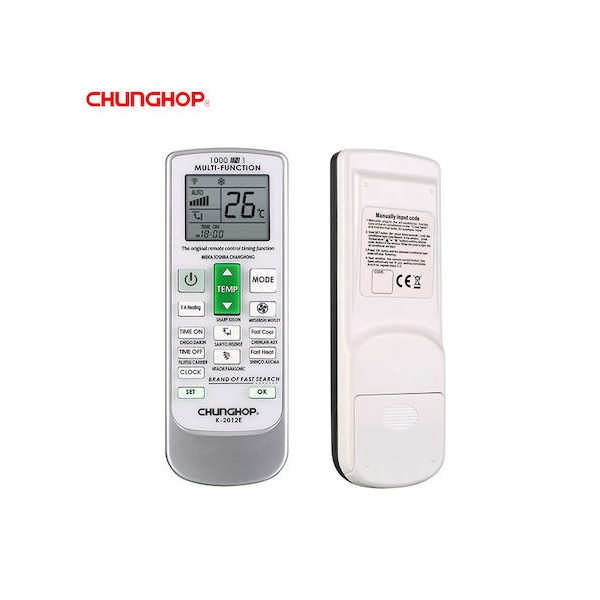 Φωτογραφία προϊόντος: Chunghop K-2012E Universal Τηλεχειριστήριο για Κλιματιστικό