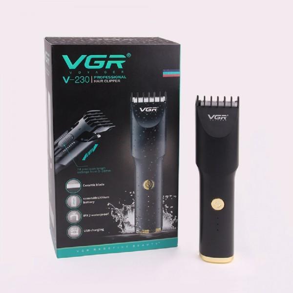 Φωτογραφία προϊόντος: VGR V230 Επαγγελματικό Αδιάβροχο Επαναφορτιζόμενο USB Κουρευτικό Για Γένια