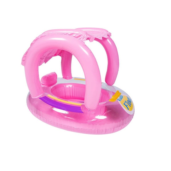 Φωτογραφία προϊόντος: Παιδικό Σωσίβιο Swimtrainer με Σκίαστρο για 3+ Ετών, Ροζ