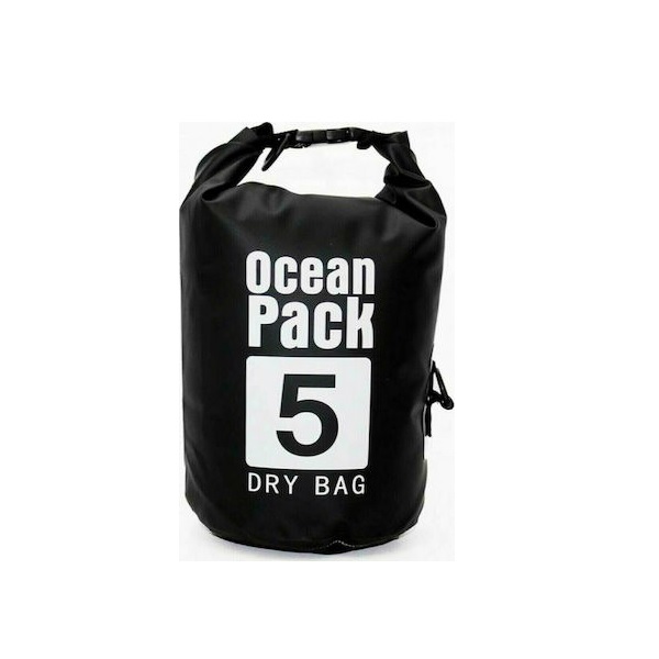 Φωτογραφία προϊόντος: Ocean Pack Στεγανός Σάκος Ώμου 5L Μαύρος
