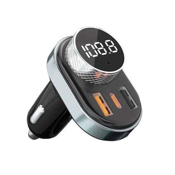 Φωτογραφία προϊόντος: Awei FM Transmitter Αυτοκινήτου C-843 με Bluetooth / MicroSD / USB
