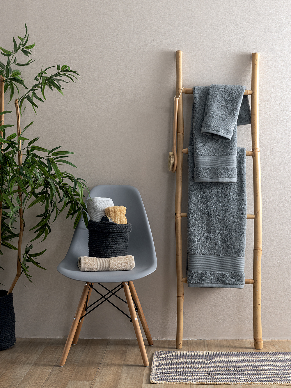 Φωτογραφία προϊόντος: Palamaiki Πετσέτα Χεριών Towels Collection 30x50 NAYA GREY