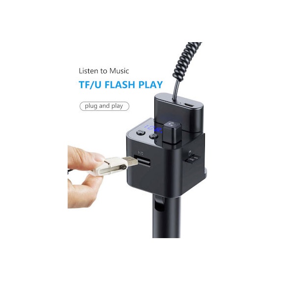 Φωτογραφία προϊόντος: FM Transmitter Αυτοκινήτου Y1 με USB/MicroSD