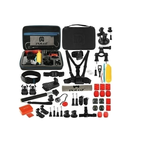 Φωτογραφία προϊόντος: Puluz Σετ Αξεσουάρ 53 in 1 για Action Cameras GoPro PKT09