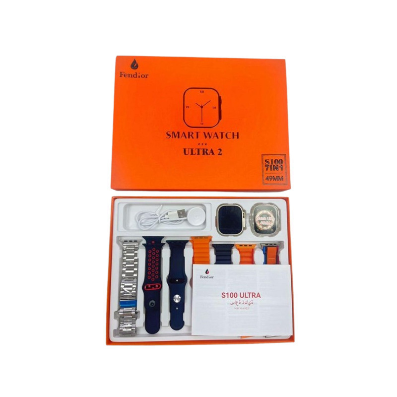 Φωτογραφία προϊόντος: Ultra 9 Smartwatch Πορτοκαλί με Σιλικόνη
