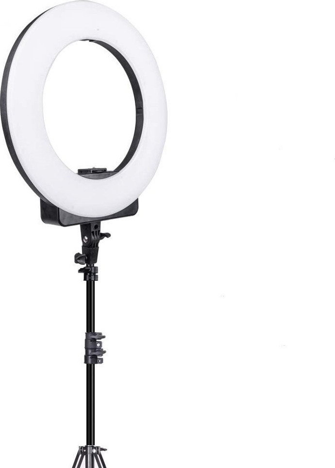 Φωτογραφία προϊόντος: Ring Light LED USB 33cm 3000-6000K με Τρίποδο Δαπέδου και Βάση για Κινητό
