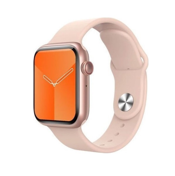 Φωτογραφία προϊόντος: T55 Pro Max Aluminium 44mm Smartwatch με Παλμογράφο Ροζ