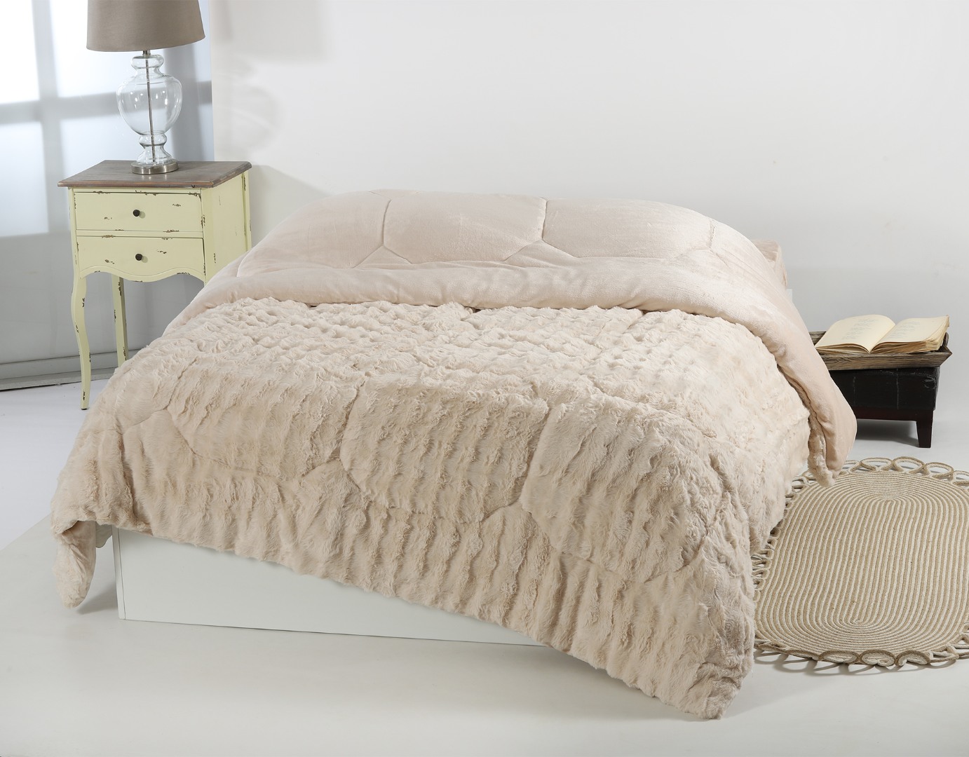 Φωτογραφία προϊόντος: SilkFashion Κουβερτοπάπλωμα burble (220cm x 240cm) cream